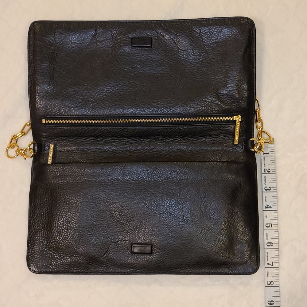 (SOLD) Tory Burch Clutch with Chain Handle - Picture 3 of 7